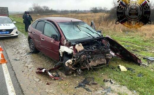 Смертельное ДТП, в котором погиб несовершеннолетний пассажир, произошло днём 27 декабря в Брюховецком районе Кубани