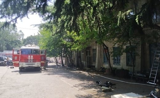В местное отделение МЧС сигнал о пожаре поступил 14 августа в 12:26