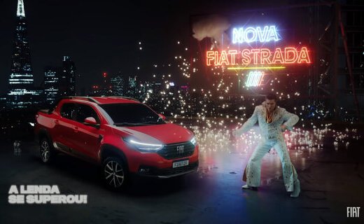 Король рок-н-ролла "снялся" в рекламе пикапа Fiat Strada