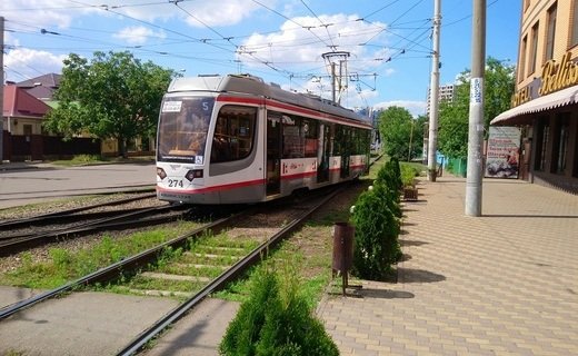 В Краснодаре 31 марта открылось движение трамваев по новой ветке от улицы Солнечной до улицы имени Петра Метальникова