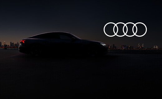 Полностью электрическое четырёхдверное купе Audi e-tron GT будет представлено в онлайн-формате 9 февраля 2021 года