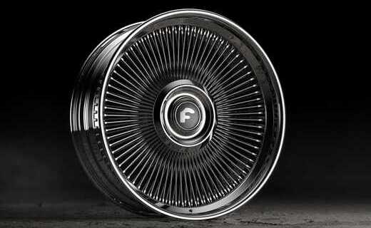 Кованые алюминиевые диски Forgiato отличаются ретро-дизайном со 127 спицами из нержавеющей стали