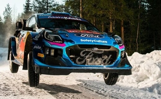 Эстонец Отт Тянак, выступающий за команду M-Sport Ford WRT, стал самым быстрым на "Ралли Швеция 2023"