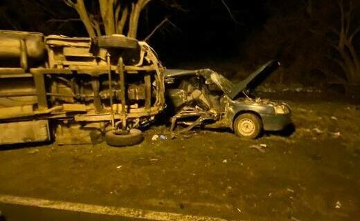 Смертельное ДТП произошло вечером 16 января на автодороге "Гулькевичи - Новоукраинское - Шевченко"
