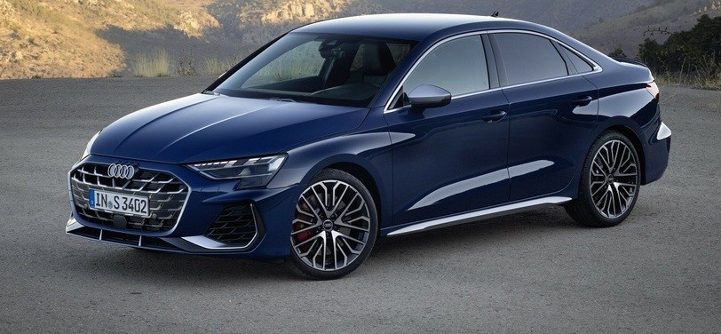 Компания Audi представила обновленные "горячие" хэтчбек и седан S3