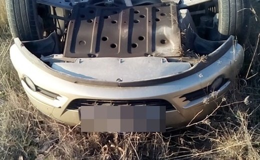 Иномарка попала в ДТП в Бахчисарайском районе Крыма