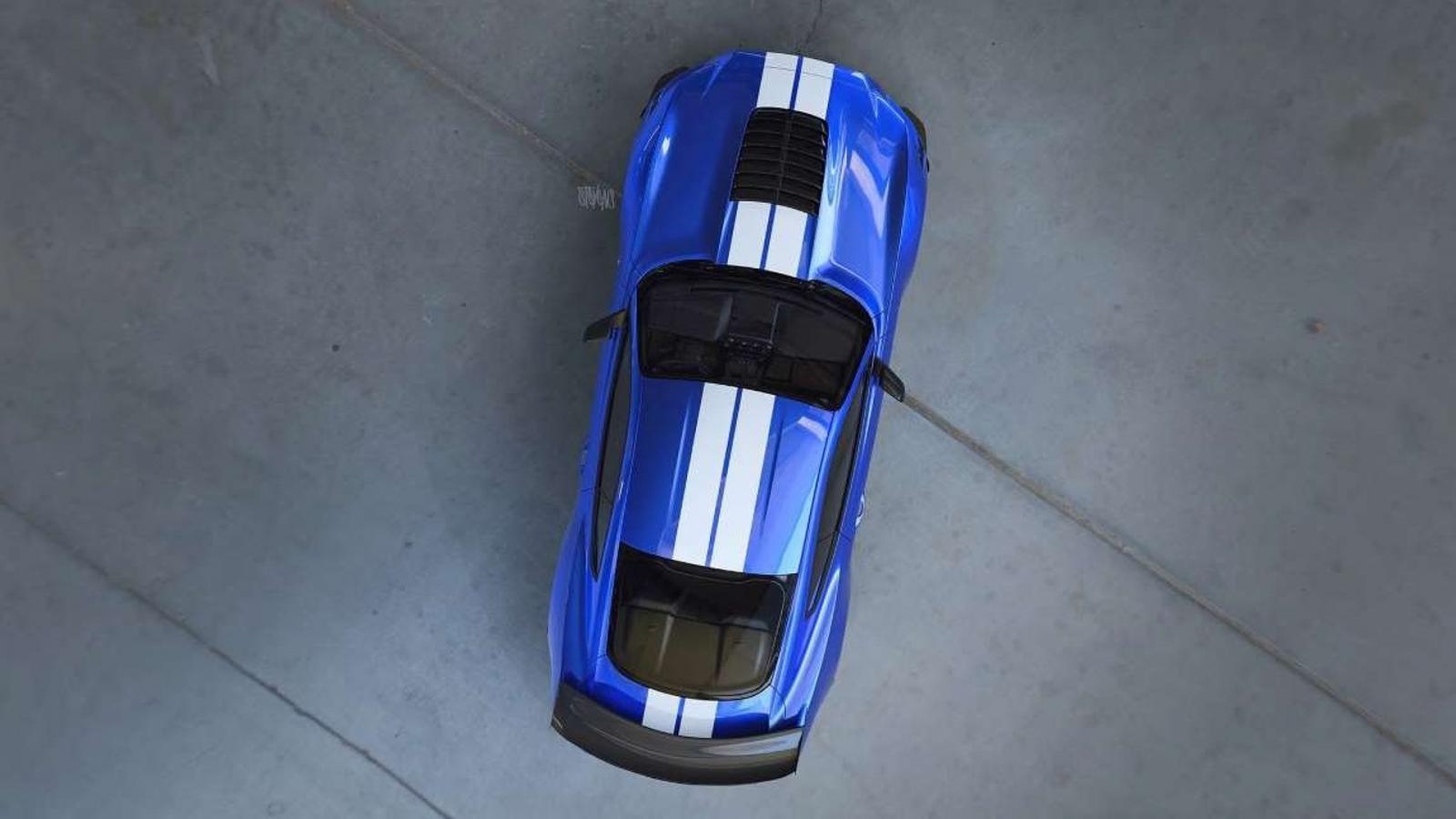 Форд обнародовал 1-ый тизер самого мощного Форд Mustang Shelby GT500