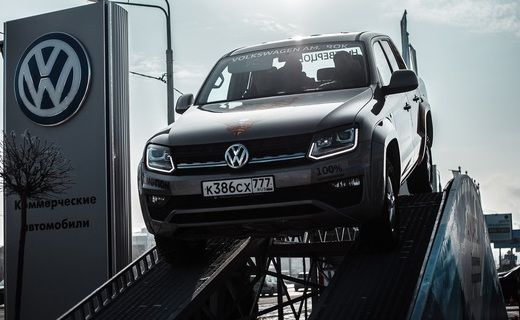 В Краснодаре состоялся большой тест-драйв обновленного пикапа Volkswagen Amarok