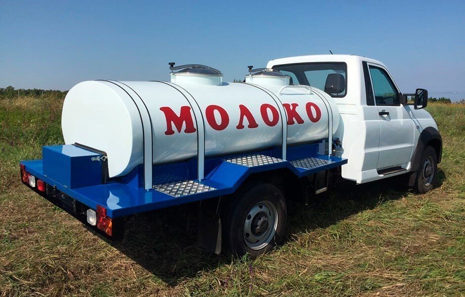 «УАЗ» сертифицировал автомобиль «Профи» для перевозки молока и топлива