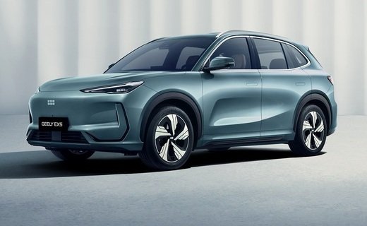 Компания Geely объявила о старте продаж в России электрического кроссовера EX5