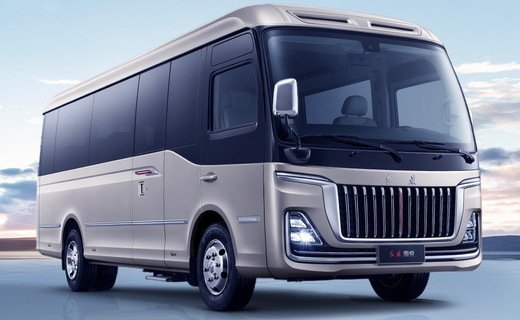 Компания Hongqi представила премиальный автобус Guoyue Reev с гибридной силовой установкой