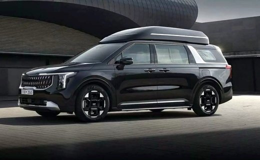 Роскошная версия Kia Carnival Hi Limousine впервые получила гибридную силовую установку