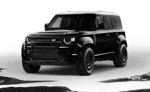 Представлен хардкорный внедорожник Land Rover Defender Octa в чёрной спецверсии Black
