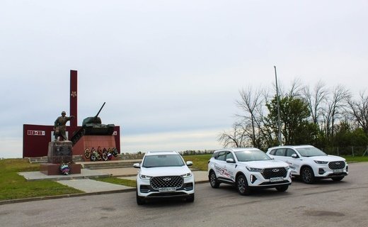 На автомобилях Chery «По дорогам Победы»: тест-драйв в Воронежской области