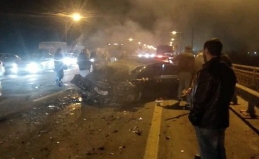 Трагедия произошла в ночь с 11 на  12 января на автодороге "Ростов - Батайск"