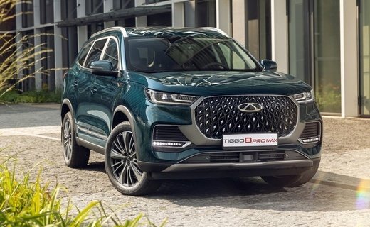 Компания Chery объявила о старте продаж в России обновлённого кроссовера Tiggo 8 Pro Max за 4 389 900 рублей минимум