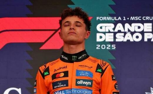 Норрис стал победителем Гран-при Сан-Паулу 2025, второе место занял Антонелли, а третье - Ферстаппен