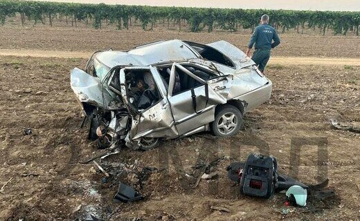 Смертельное ДТП с четырьмя жертвами произошло днём 6 августа в Темрюкском районе на 16 км трассы "Тамань - Веселовка"