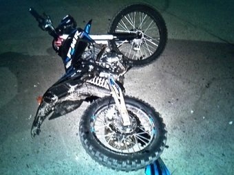 В Старокорсунской водитель ВАЗ сбил несовершеннолетнего мотоциклиста