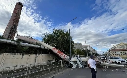 Обрушилась трубы на улице Восточно-Кругликовская в Краснодаре