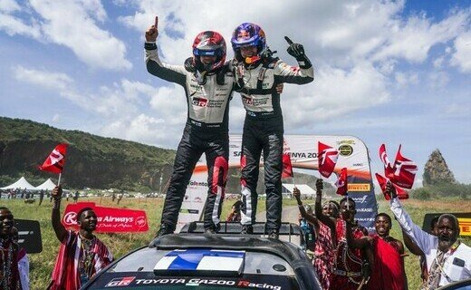 Пилот команды Toyota Gazoo Racing WRT Калле Рованперя стал победителем "Ралли Кения 2024"