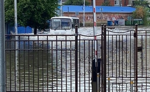 Краснодарские улицы вновь затопило в результате обильных осадков
