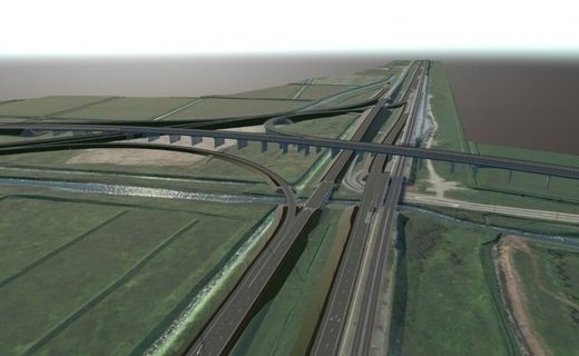 Под Краснодаром на 19 км трассы А-146 "Краснодар – Верхнебаканский" будет построена новая транспортная развязка