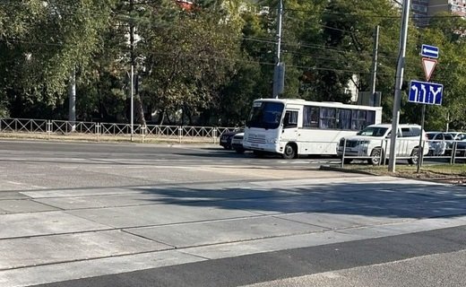 В Краснодаре заменили покрытие и обновили рельсошпальную решетку на трамвайном переезде на Старокубанском кольце