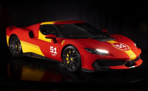 Компания Ferrari представила в рамках суточного марафона в Ле-Мане новый особый супергибрид 296 Speciale Piloti