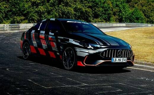 Новый электрический Mercedes-AMG CLA 45 4MATIC+ стал рекордсменом Нюрбургринга