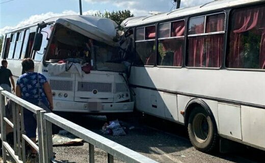 Пятеро взрослых и двое детей пострадали при столкновении двух автобусов в Туапсинском районе Кубани