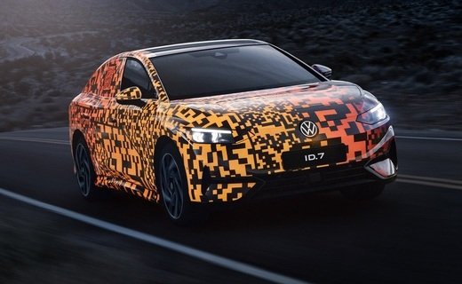 Компания Volkswagen выбрала выставку CES 2023 в Лас-Вегасе, чтобы представить свой новый полностью электрический седан ID.7