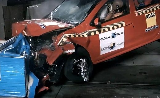 Renault Sandero провалил краш-тест в Латинской Америке