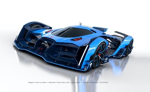 Дизайнер Макс Лэск показал, как мог бы выглядеть Bugatti Vision Le Mans
