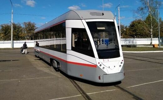 Белорусская компания BKM Holding представила трамвай модели T811, который предназначен для Краснодара