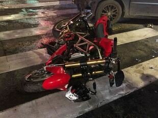 Несовершеннолетняя пассажирка мотоцикла пострадала в ДТП в Краснодаре