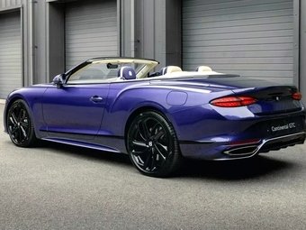 Компания Bentley построила очень фиолетовый Continental GTC Speed