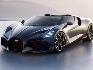 В России впервые за 13 лет на учет поставили новый гиперкар Bugatti