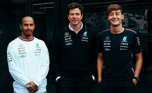 Команда Mercedes-AMG F1 объявила о продлении контрактов с Льюисом Хэмилтоном и Джорджем Расселлом до конца сезона 2025 года