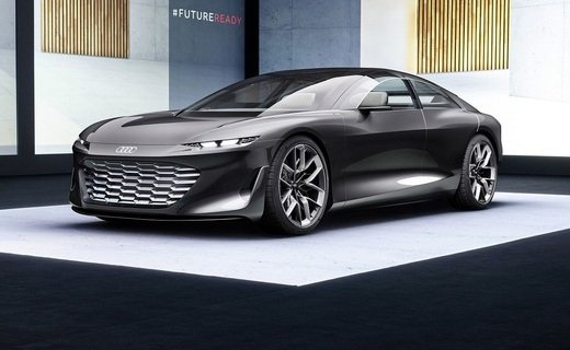 Компания Audi представила новый концепт Grandsphere - большой седан с "лодочным хвостом"