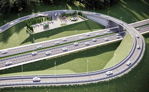 Новая развязка на трассе А-290 станет частью скоростного коридора " Кубань – Крым"