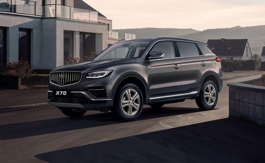 Белорусский бренд Belgee представил обновлённый кроссовер X70