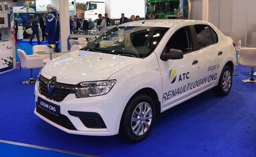 На IX Петербургском международном газовом форуме показали прототип Renault Logan CNG