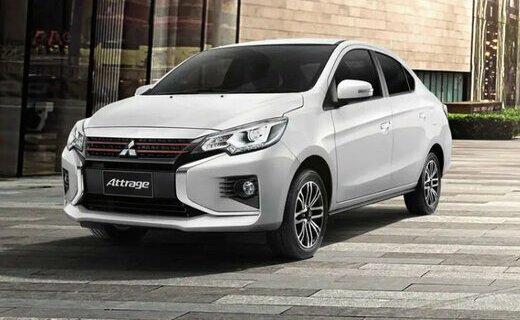 В России стал доступен седан Mitsubishi Attrage, который по габаритам сопоставим с Lada Granta, а по цене -  с топовой Lada Vesta