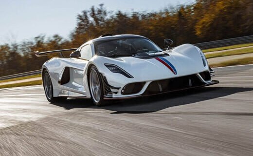 Ателье Hennessey представило новый вариант своего 1842-сильного гиперкара Venom F5 - Revolution