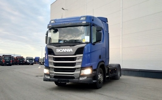 Юбилейным стал тягач Scania R 410 A4x2NA с 12,7-литровым 6-цилиндровым газовым мотором