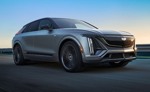 Компания Cadillac представила "заряженный" 624-сильный электрический кроссовер Lyriq-V