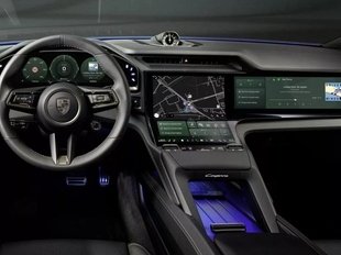Компания Porsche показала интерьер нового электрического Cayenne