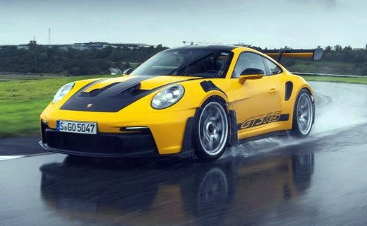 Компания Michelin сделала специальные "мокрые" шины для Porsche 911 GT3 RS