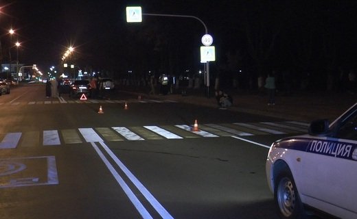 ДТП произошло вечером 4 октября на пересечении улиц Лермонтова и Пионерской